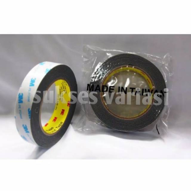 

DOUBLE TAPE 3M PUTIH LEM DOUBLE TIP BOLAK BALIK/ LEM ABU BERKUALITAS