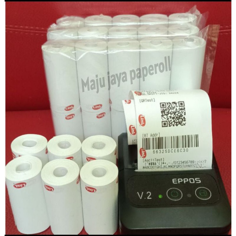 

KERTAS THERMAL EDC LOGO LINK PER PACK ISI 10 ROLL