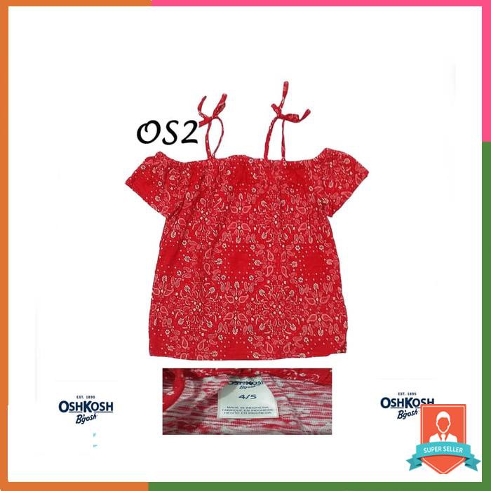 Baju anak perempuan tanggung blous sabrina oshkosh branded ori