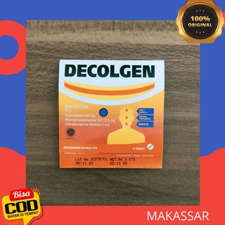 DECOLGEN  FLU PER STRIP 4 TABLET