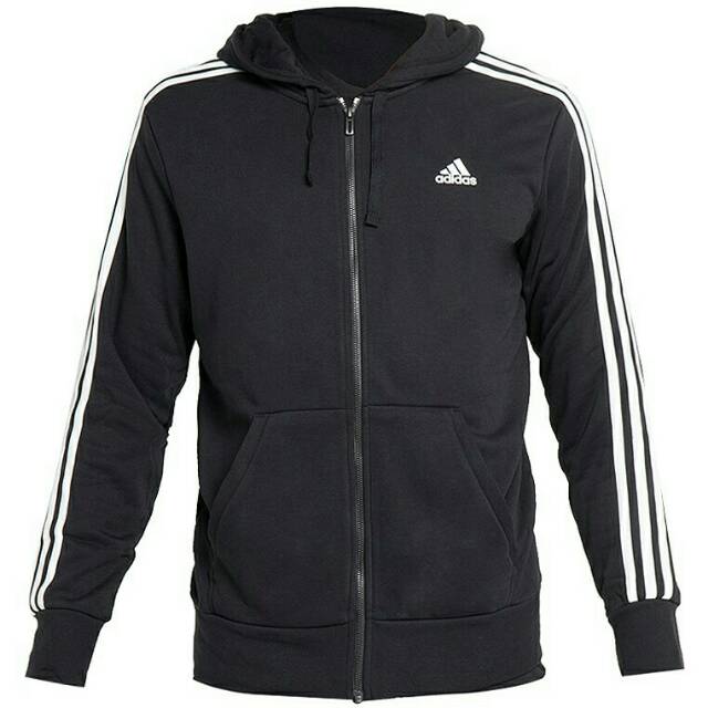 Adidas Essentials 3 Stripes Hoodie Original BNWT