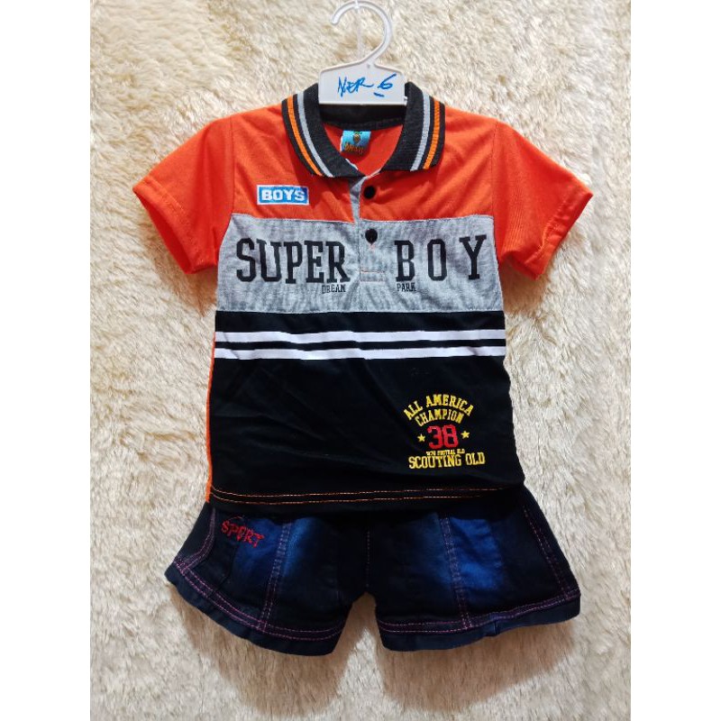 stelan anak laki laki / cowok 2 tahun