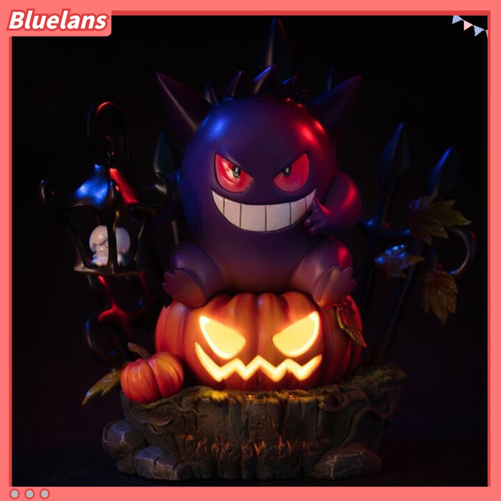 Lampu Bentuk Kartun Labu Halloween Bahan Resin Untuk Ruang Duduk