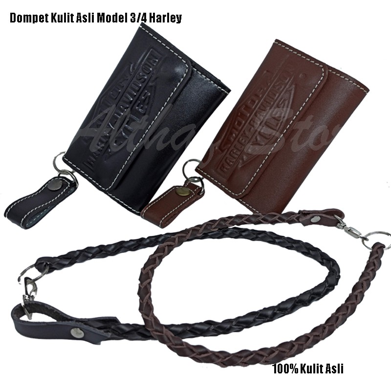 Dompet Pria Kulit Asli Pul-up Harley Elegan