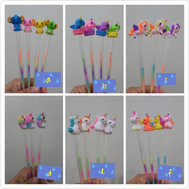 

Pulpen warna warni pelangi