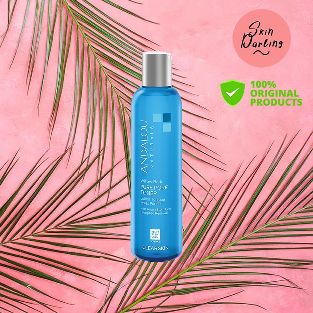 andalou willow bark pure pore toner