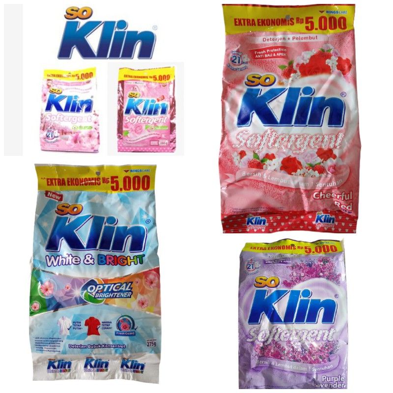 Rinso/Daia/Soklin detergent 5000