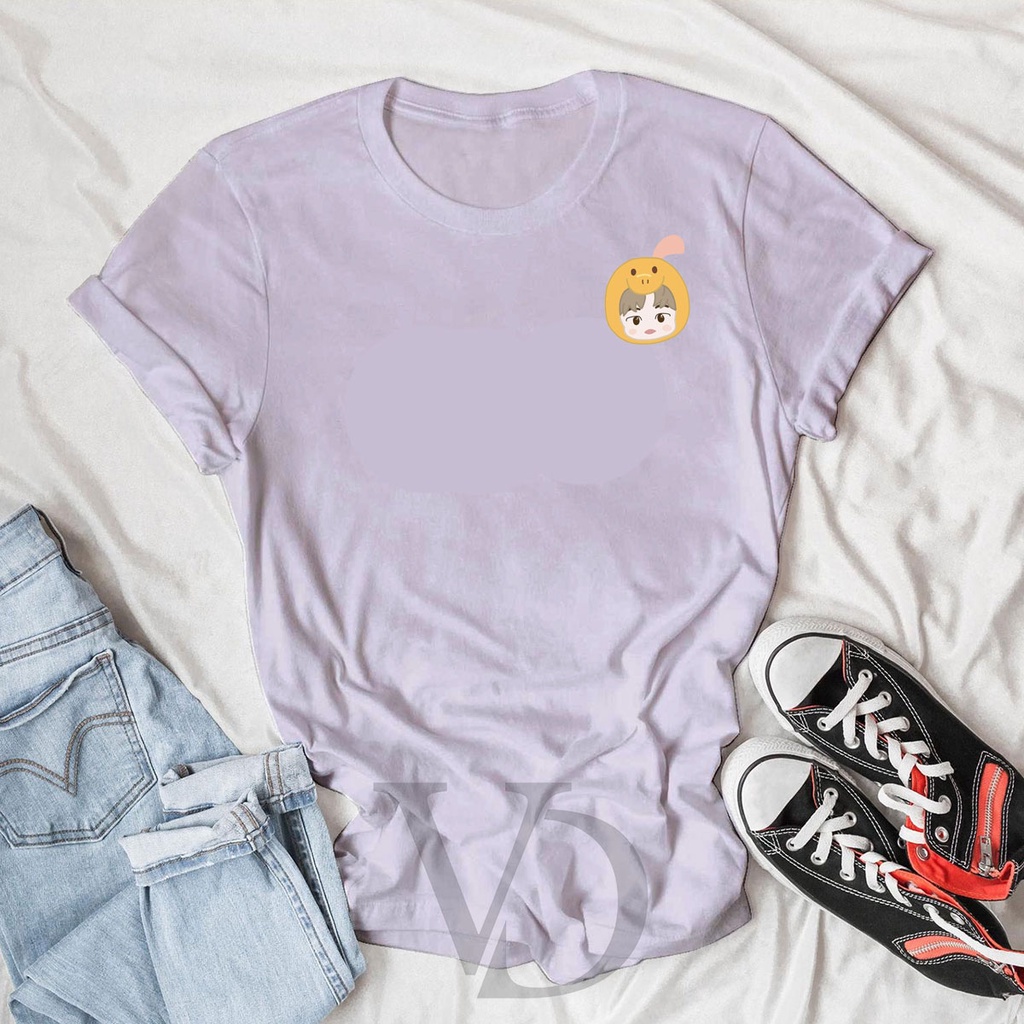 BAJU KAOS CHENLE / CHEN LE DINO TEE WANITA NCT CAFE NCT DREAM/ BAJU OVERSIZED KOREA KPOP JUMBO
