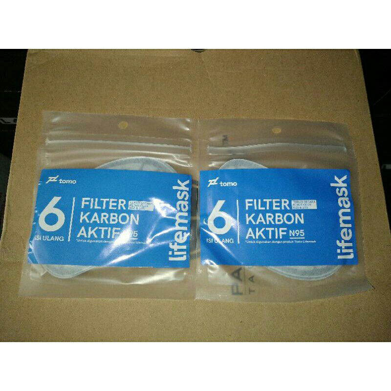 Refill Filter Masker Tomo Lifemask V3 KN95 (Isi 6pcs) Original