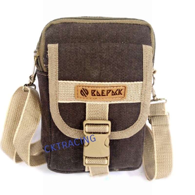 tas selempang pinggang kecil HP tactical Army kanvas BPK 02