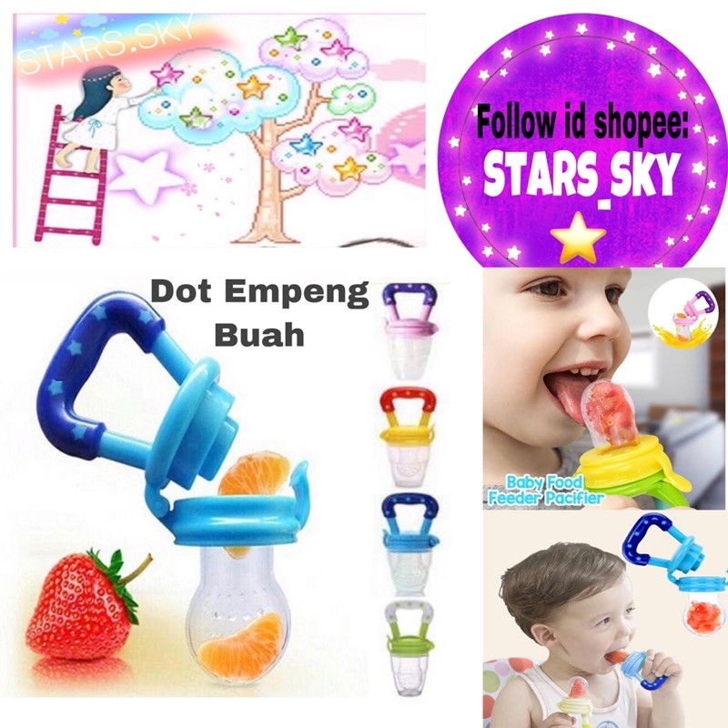 Dot Empeng buah sayuran bayi / baby food fruit feeder / gigitan bayi / dot bayi lucu
