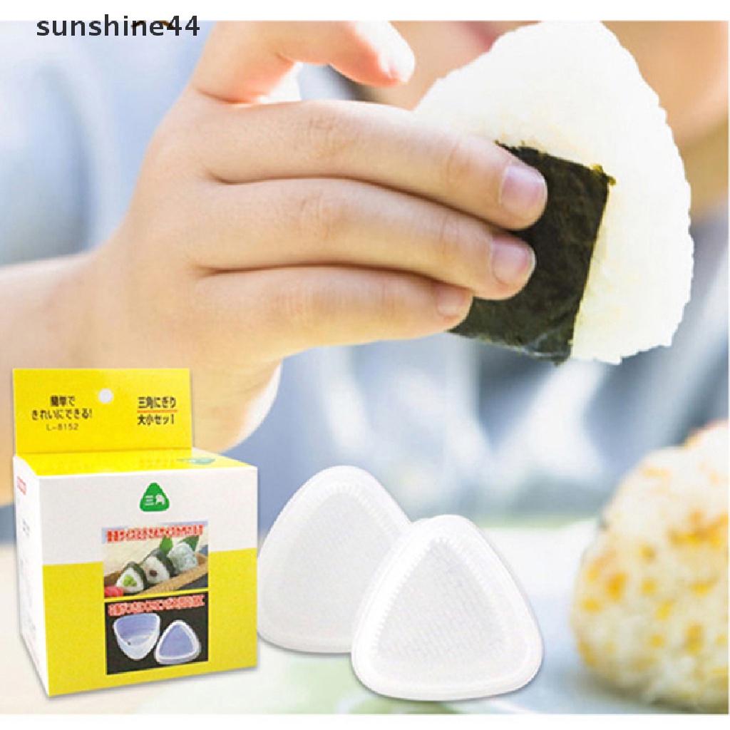 Sunshine 2 PCS / 1 Set Cetakan Nasi Onigiri / Sushi / Bento DIY