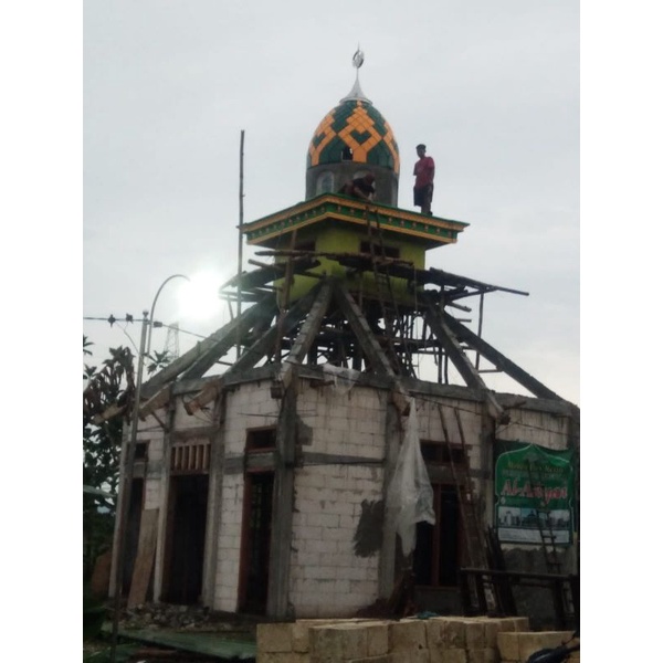 KUBAH MUSHOLA KUBAH MASJID PANEL TERMURAH BERKUALITAS BERGARANSI