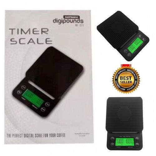 Timbangan Dapur Kopi Serbaguna Timer 3 Kg Dengan LCD Digipounds 111153