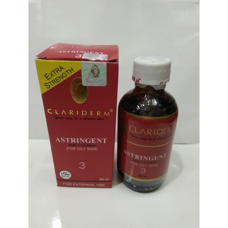 alkohol clariderm asli
