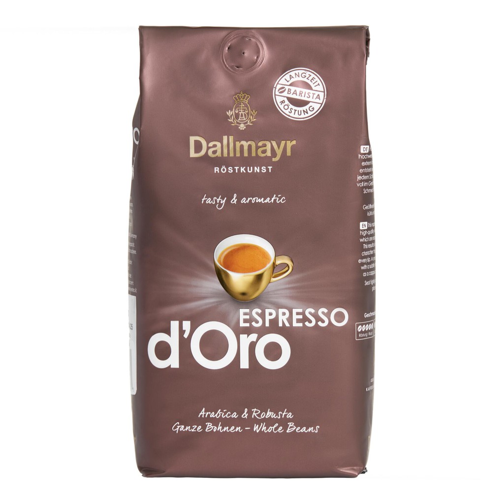 

Dallmayr Espresso D'Oro Whole Roasted Bean Coffee.