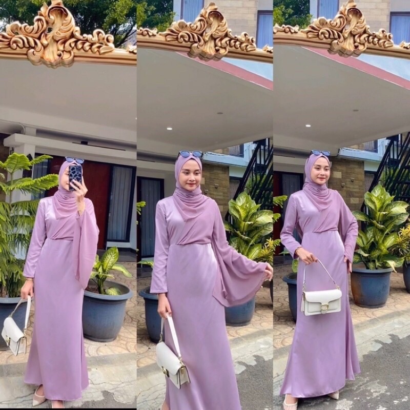 NAYLA DRESS Gaun kondangan Dress kondangan Gaun bridesmaid Dress bridesmaid Dress kondangan Gamis ko