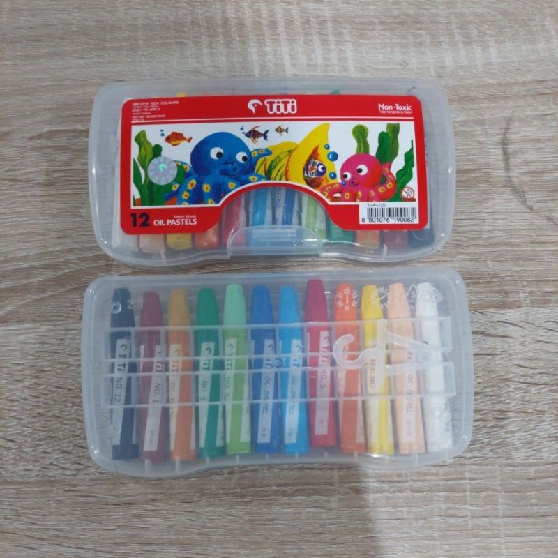 

Crayon TITI Oil Pastel 12 Warna / Krayon 12 Warna Titi Oil Pastel