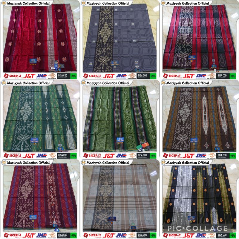 Cod Sarung BHS Classic Gold Kawung Berlian Jacquard Songket Dobby KWG BRL JSK JGE SKT DAM KDP KDB LM
