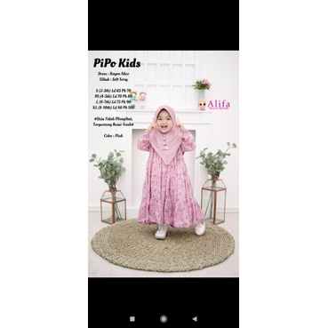 Gamis anak pipo kids by Alifa