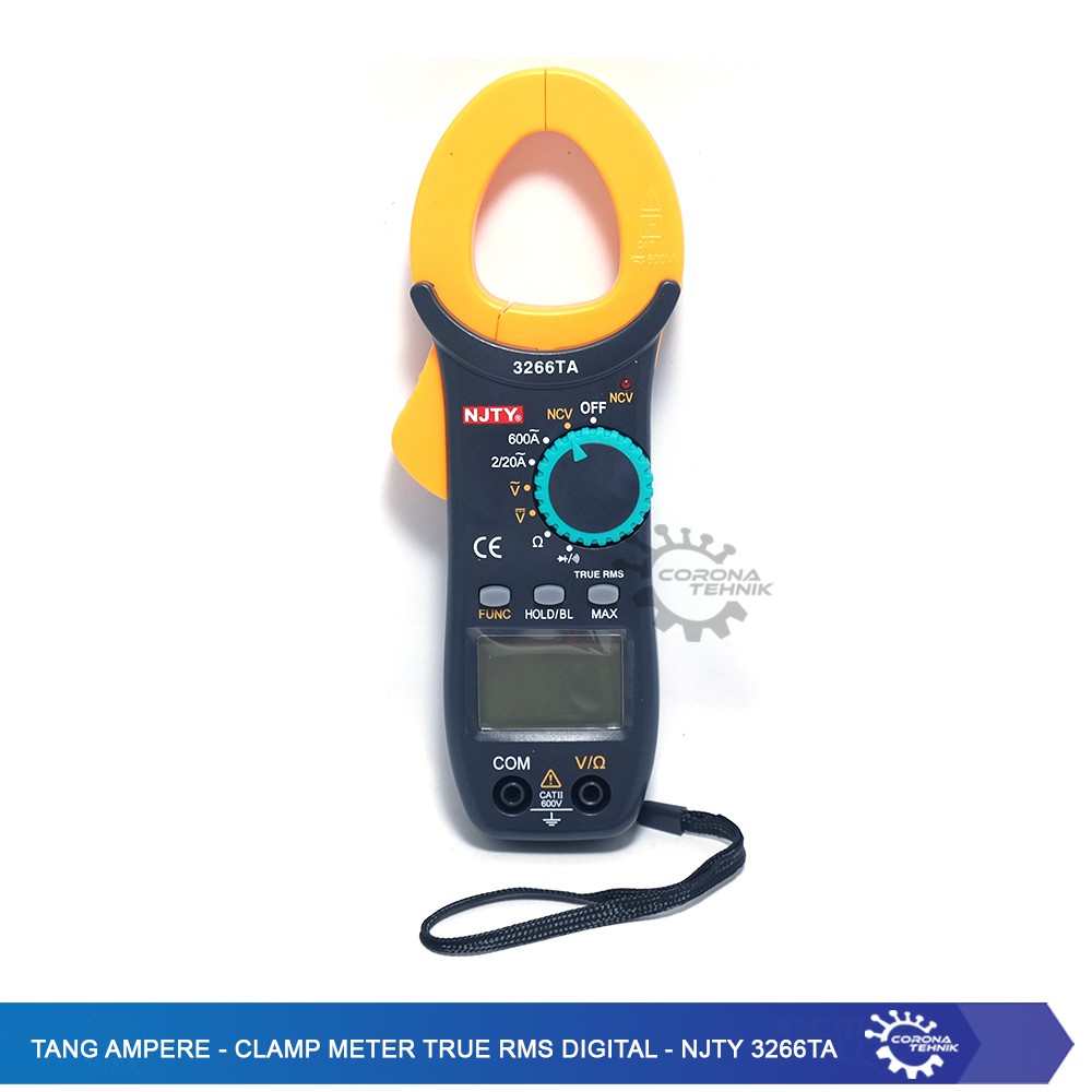 NJTY 3266TA - Tang Ampere - Clamp Meter True RMS Digital