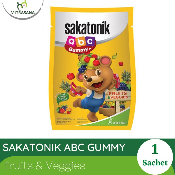 Sakatonik ABC Gummy Fruits &amp; Veggies 1 Sachet