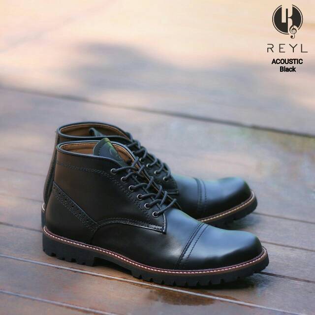 SALE 40% SEPATU BOOT KULIT ASLI