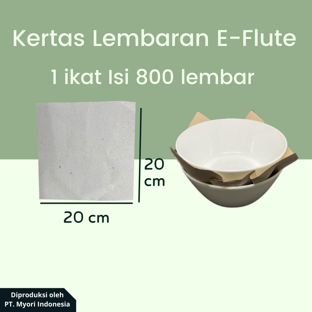 

(Uk.20x20 cm) Kertas Fluting Corrugated | Pelindung Barang Pecah Belah