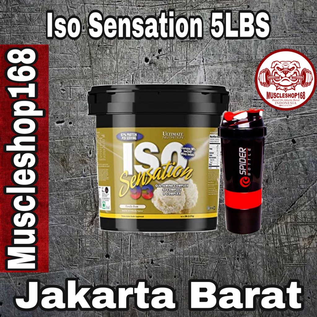 UN Ultimate Nutrition Iso Sensation 93 5 lbs Iso Sensa 93 5lbs Whey Isolate Protein