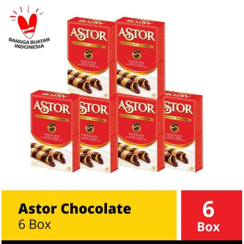 

Astor chocolate 40gr x 6 box Promo hemat astor coklat