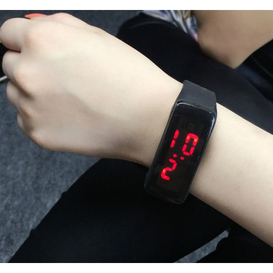 ✅ COD KUMA Jam Tangan Digital LED Strap Rubber