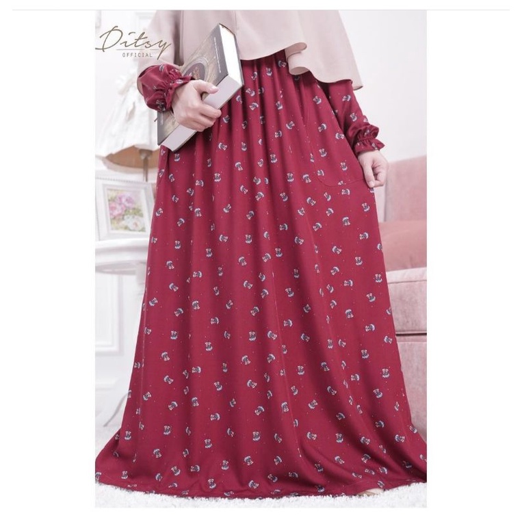Ditsy Liccea Maroon size S