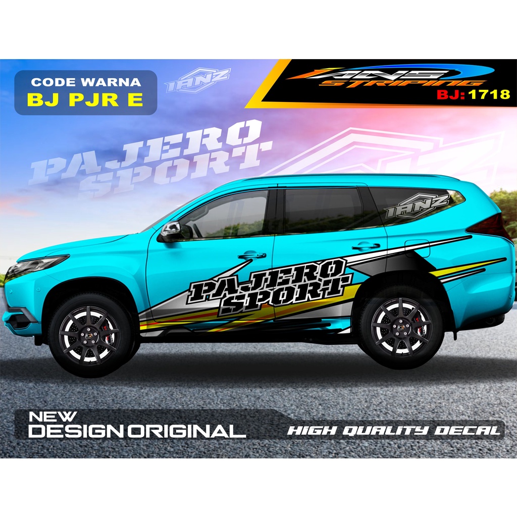 DECAL STIKER MOBIL FORTUNER / STIKER MOBIL GRAND LIVINA / VARIASI STIKER PAJERO / STIKER MOBIL