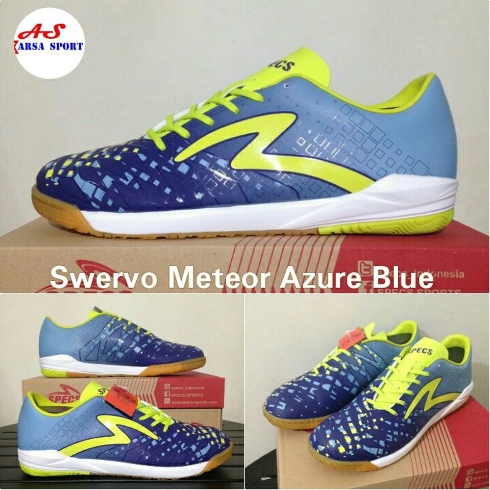 Sepatu Futsal Specs Swervo Meteor In Azure Blue Futsall