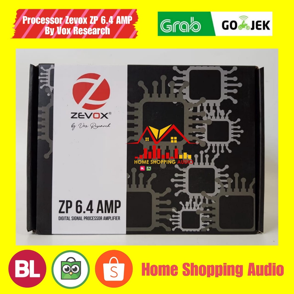 Processor Zevox ZP 6.4 AMP By Vox Research Monoblok VOX Monoblok Zevox ZP6.4AMP