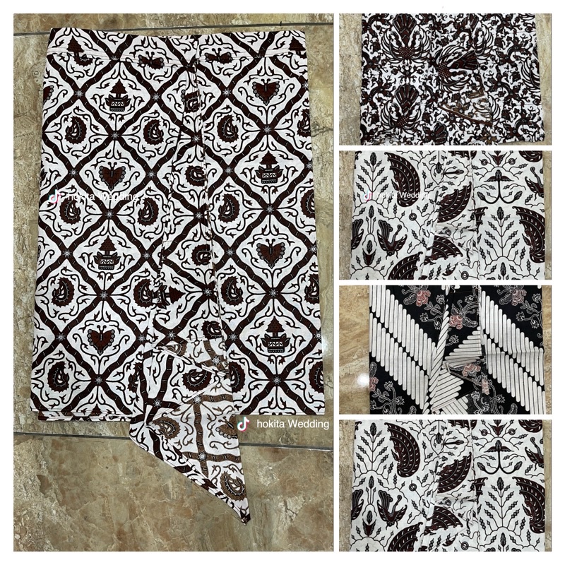 Kain Separo Sembong Batik Tanpa Prada