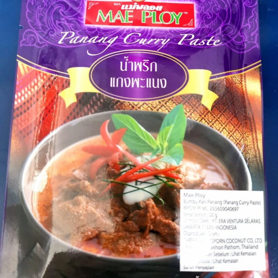 

Mae Ploy Panang Curry Paste 50gr/ Bumbu Kari Panang/ Thai Food