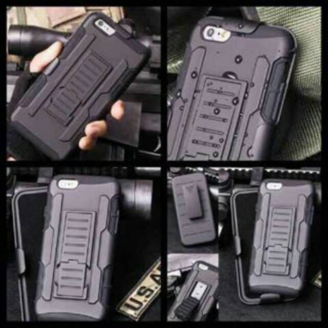 Softcase Robot Sliding Black Hp LG Gpro Lite & Xpower