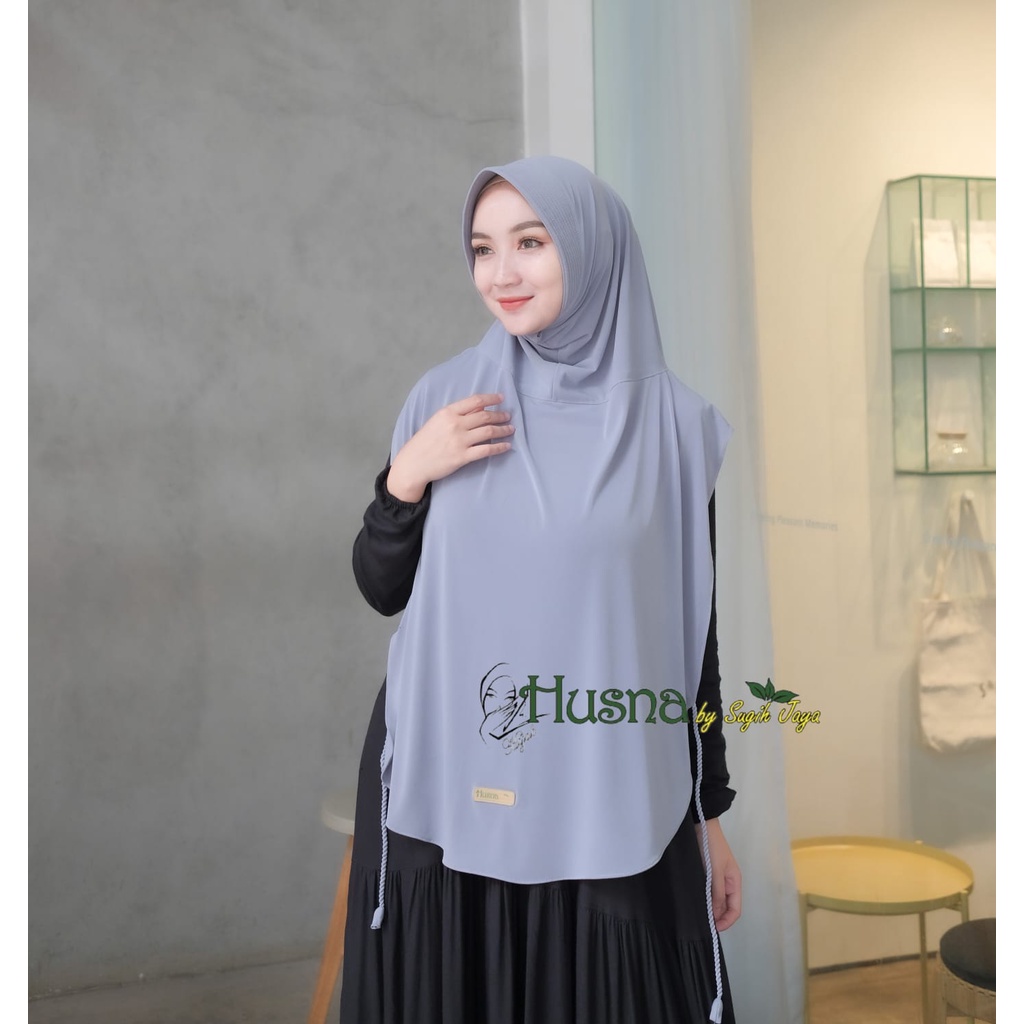 Terbaru Husna Hijab Sport khadijah Cardi Ropel Jersey Premium Zara