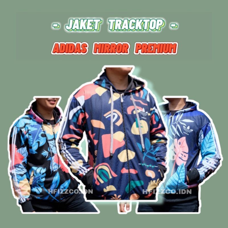 Jaket Tracktop ADIDAS MIRROR Pria Wanita Unisex ALL SIZE FIT TO XL