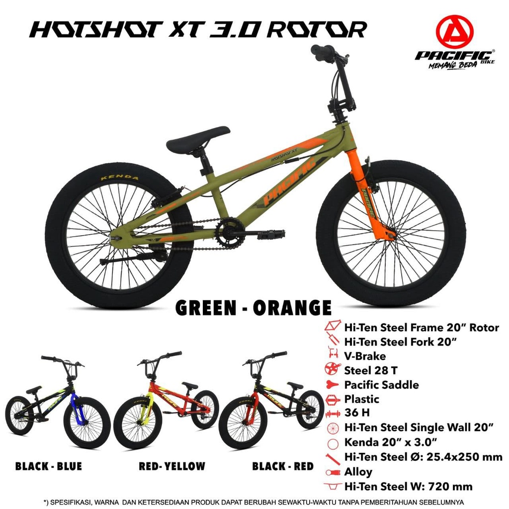 Sepeda BMX 20 Inch Pacific Hotshot XT 3.0 Rotor