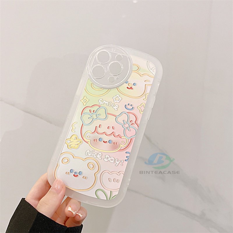 Casing TPU IPhone 14 14 Pro MAX 11 Pro 11 Pro MAX 12 12 Pro 12 Pro MAX 13 Pro MAX X XR XS MAX 6 6S 7 8 Plus Motif Graffiti Smiley