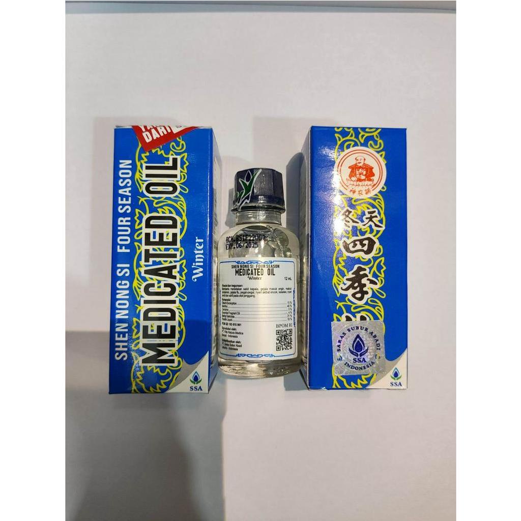 Shen Nong Si Winter Medicated Oil 40 ml || Medicated oil