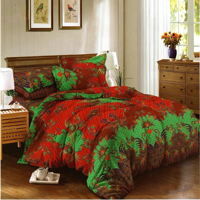 SPREI CARMINA WISANGGENI QUEEN 160 No 2 SEPRAI BATIK MODERN INDONESIA