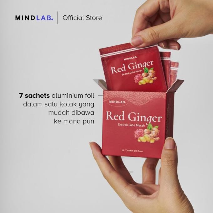 

Red Ginger Extract Powder 21 Gram / Jahe Merah Bubuk - MINDLAB - PIRT