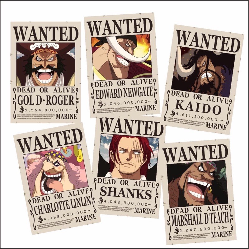 Poster Bounty One Piece Yongko