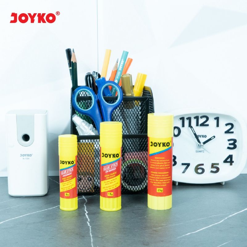 Lem Kertas Joyko Glue stick lem batangan 8g 15g 25g 12pcs