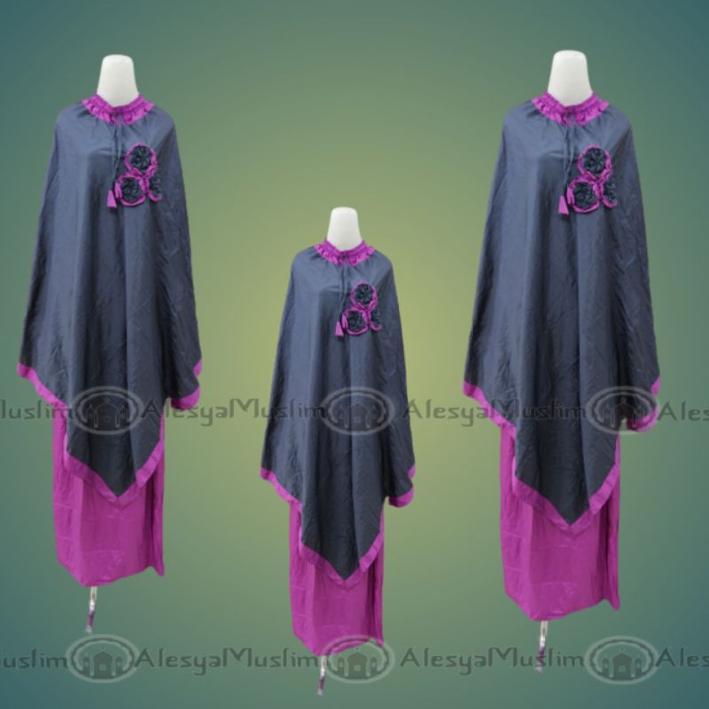 mukena ponco mawar platinum new mode