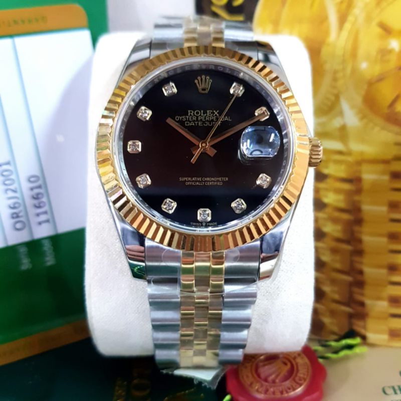 JAM TANGAN ROLEX SWISS MIDO DATEJUST AUTOMATIC STAINLESS STEEL ORIGINAL