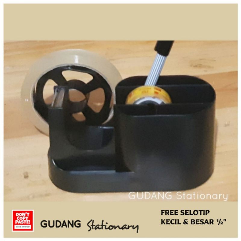 Tape Cutter Dispenser JOYKO TD-09N + Selotip